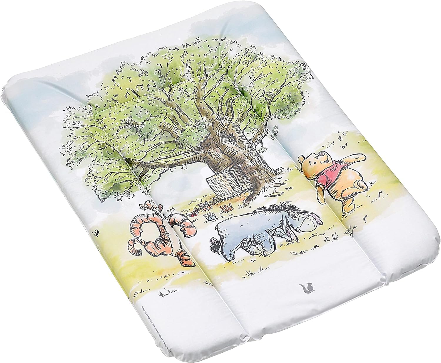 keeeper Winnie Puuh Wickelunterlagen Set 2tlg.: Wickelunterlage und Reisewickelunterlage, weiß