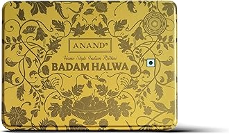 ANAND Badam Halwa - Crafted With California Badam, Rich Ghee And Kashmiri Saffron, 500 Gram
