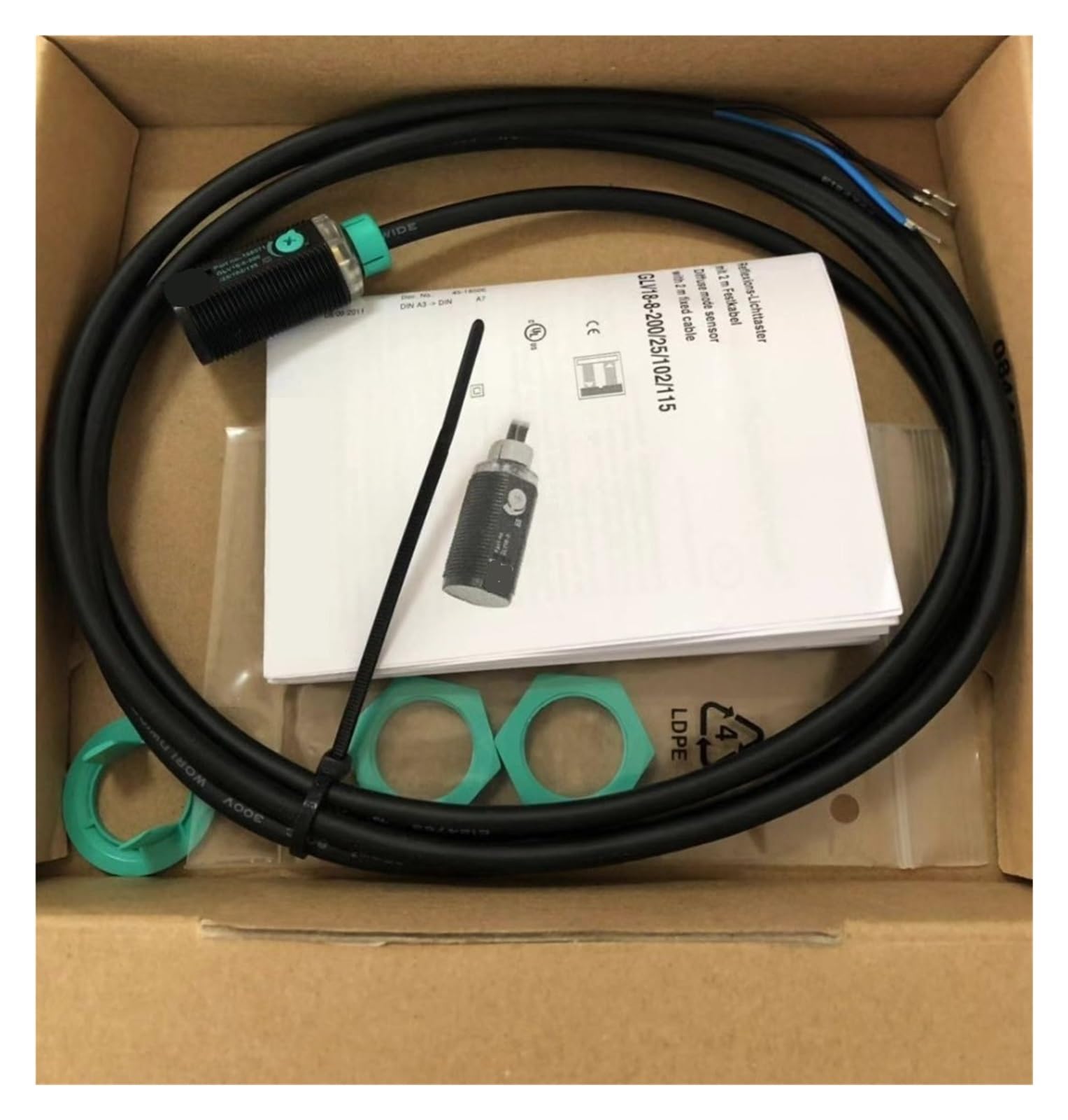 ZVQYSGIW GLV18-8-200/25/102/115 Photoelectric Switch Sensor