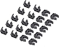 Vista 1 de Paquete de 20 clips de nailon resistentes para tuberías de 1 pulgada de diámetro exterior (0.984 in de diámetro) líneas de aire comprimido de 3/4