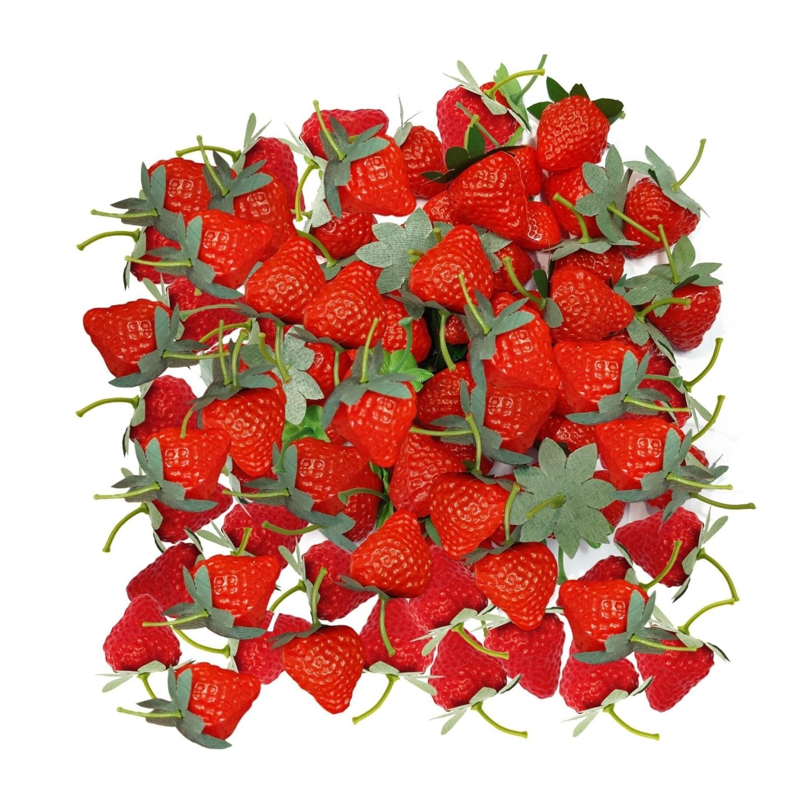 CVdrtyED Reusable Artificial Fruit Display Plastic Artificial Red Strawberry, Simulation Decoration, Fruit Kitchen Ornaments