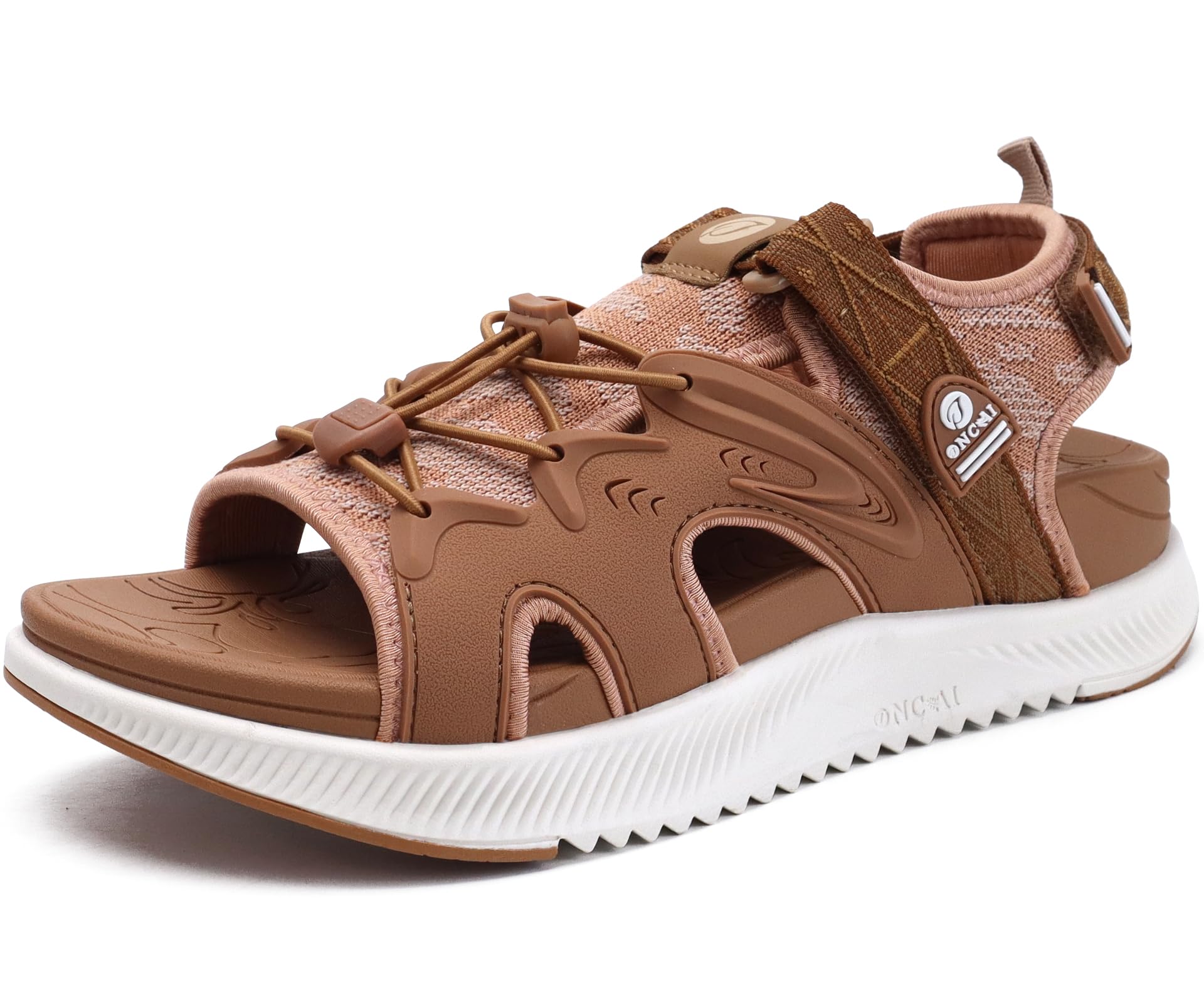 ONCAI Walking Sandals for Women,Sport Athletic Hiking Sandals With Arch Support Orthotic Outdoor Footbed for Plantar Fasciitis, Sandalias Mujer with Adjustable Straps (US Size 6-12)