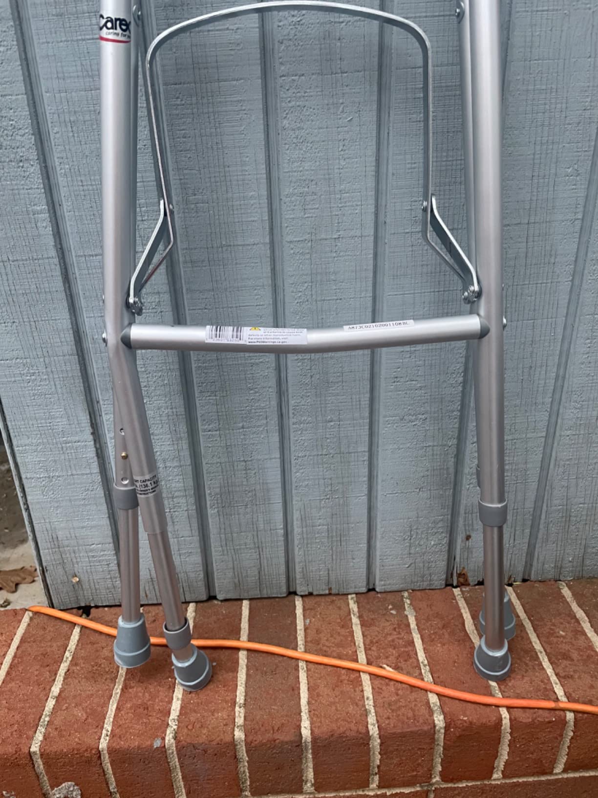 Carex Folding Hemi Walker, One Handed Adult Walker