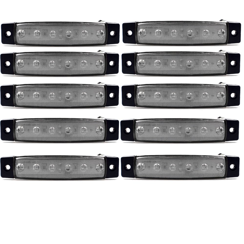 30 Luci LED 24V Per Camion - Indicator Laterali Impermeabili In Bianco, Rosso E Ambra - Foto 12