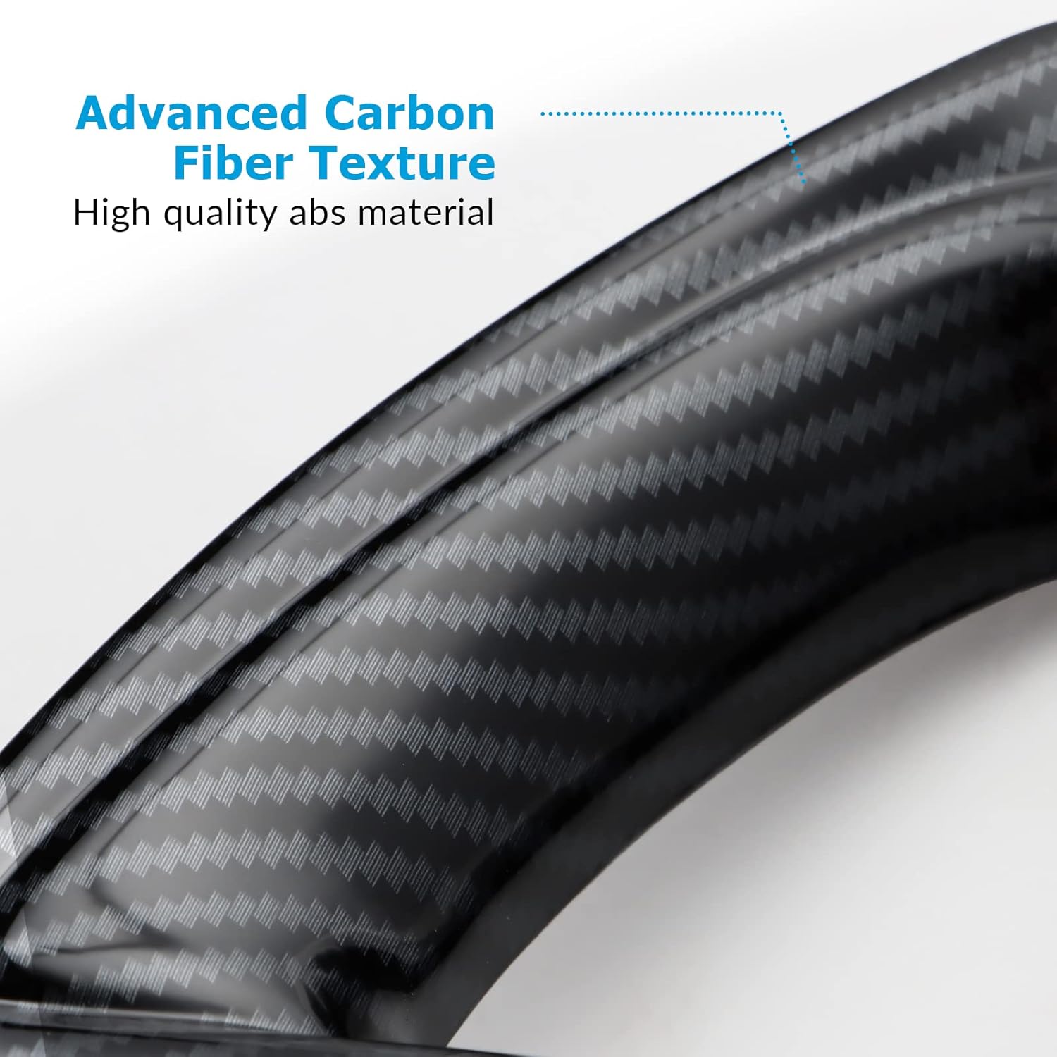 INTGET 2PCS Steering Wheel Cover for 2022-2025 2026 Toyota Tundra Accessories Carbon Fiber Steering Wheel Protector Trim Interior for 2023 2024 2025 2026 Toyota Sequoia Accessories