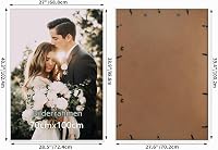 Hliníkový rám na obrazy Giftgarden 70x100 cm biely, nástenný fotorám so strieborným hliníkovým profilom 3