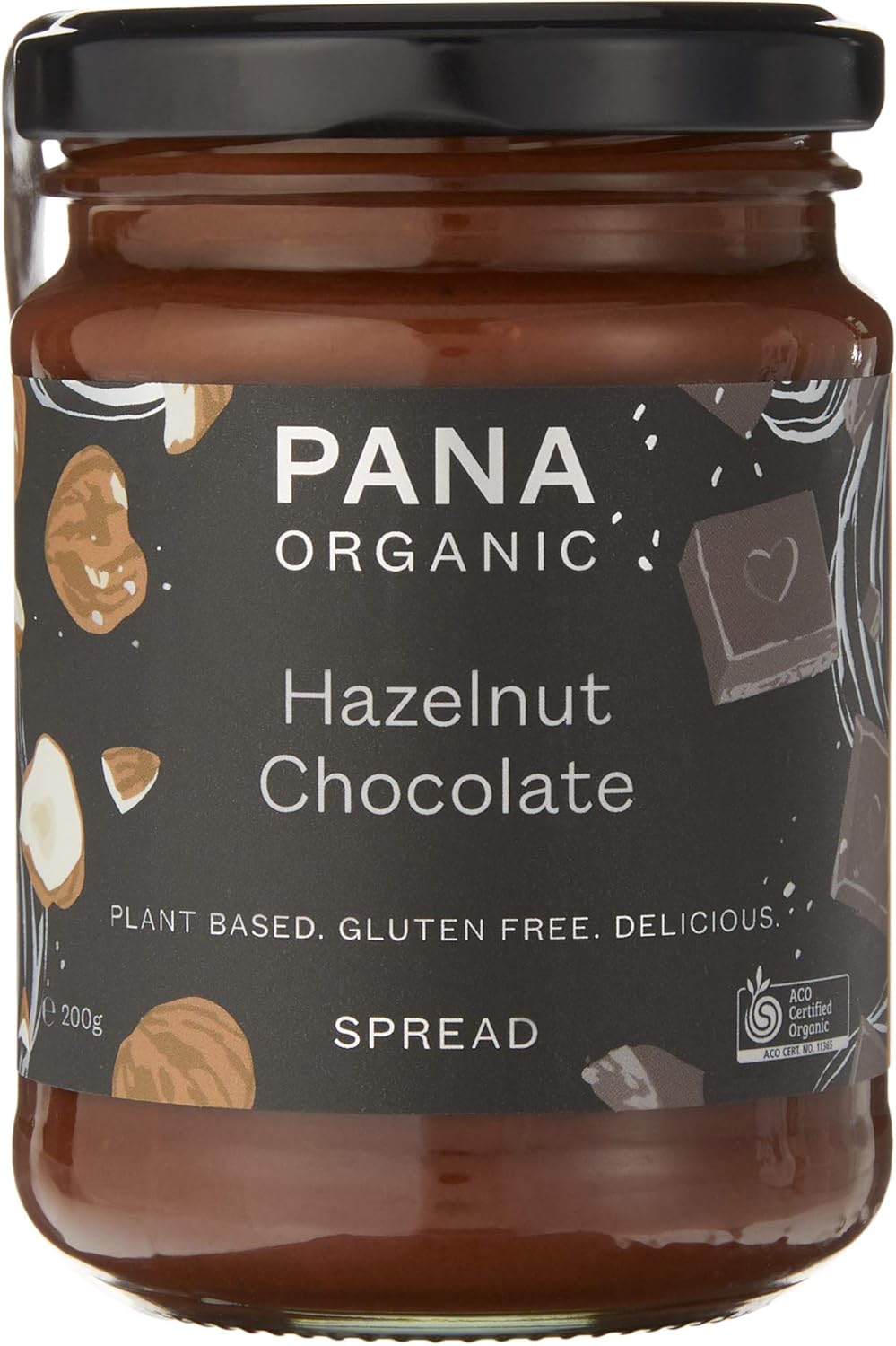 Pana Organic Hazelnut Chocolate Spread, 200 g Amazon.co.uk Grocery