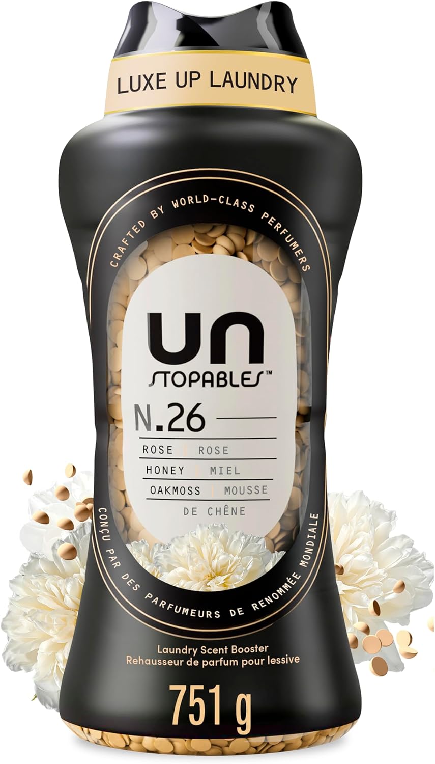 Downy Unstopables Unlimited Collection In-Wash Laundry Scent Booster Beads, No. 26, Fine Fragrance, Long-Lasting Fresh Scent Beads, 751 g