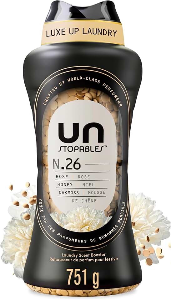 Downy Unstopables Unlimited Collection In-Wash Laundry Scent Booster Beads, No. 26, Fine Fragrance, Long-Lasting Fresh Scent Beads, 751 g