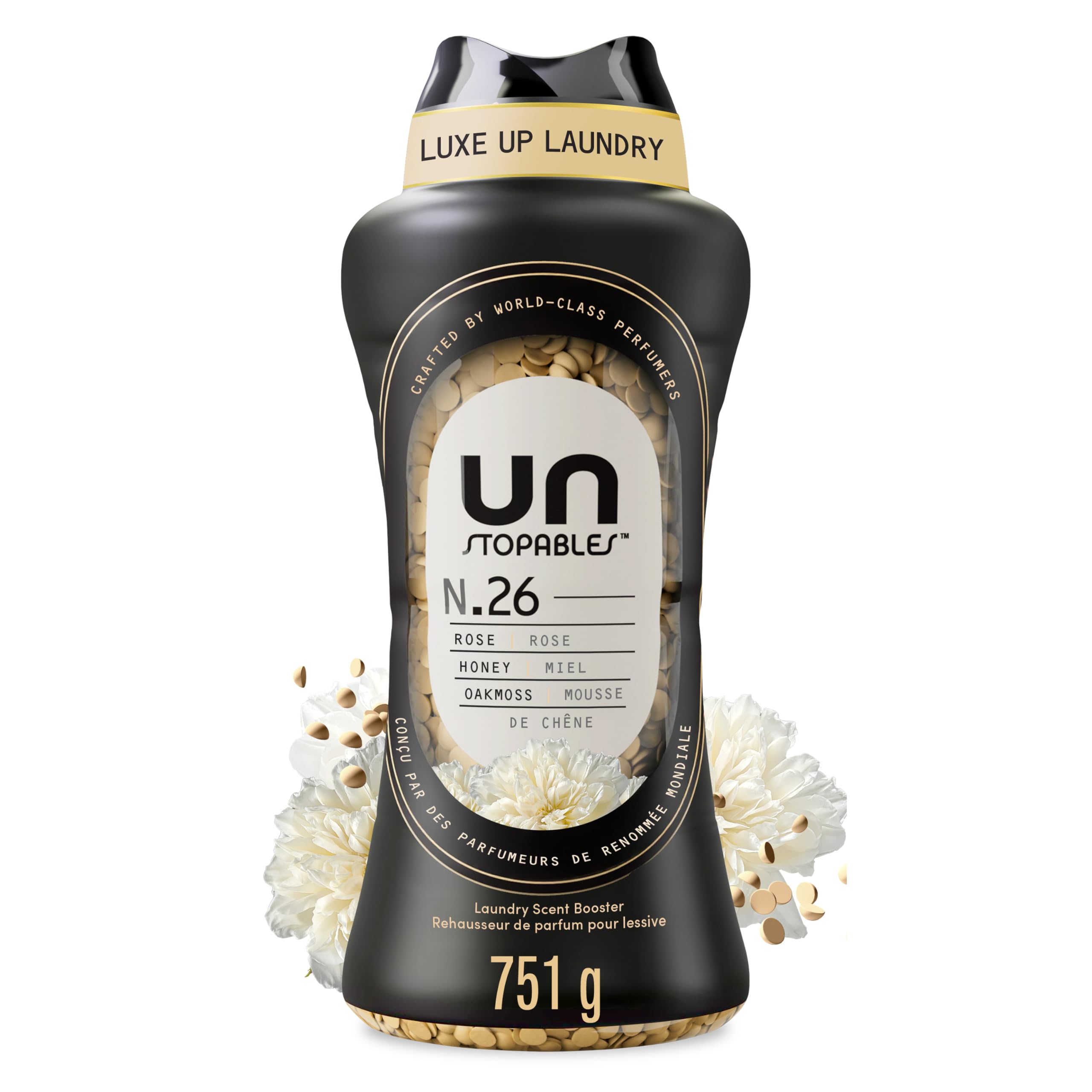 Downy Unstopables Unlimited Collection In-Wash Laundry Scent Booster Beads, No. 26, Fine Fragrance, Long-Lasting Fresh Scent Beads, 751 g - 1