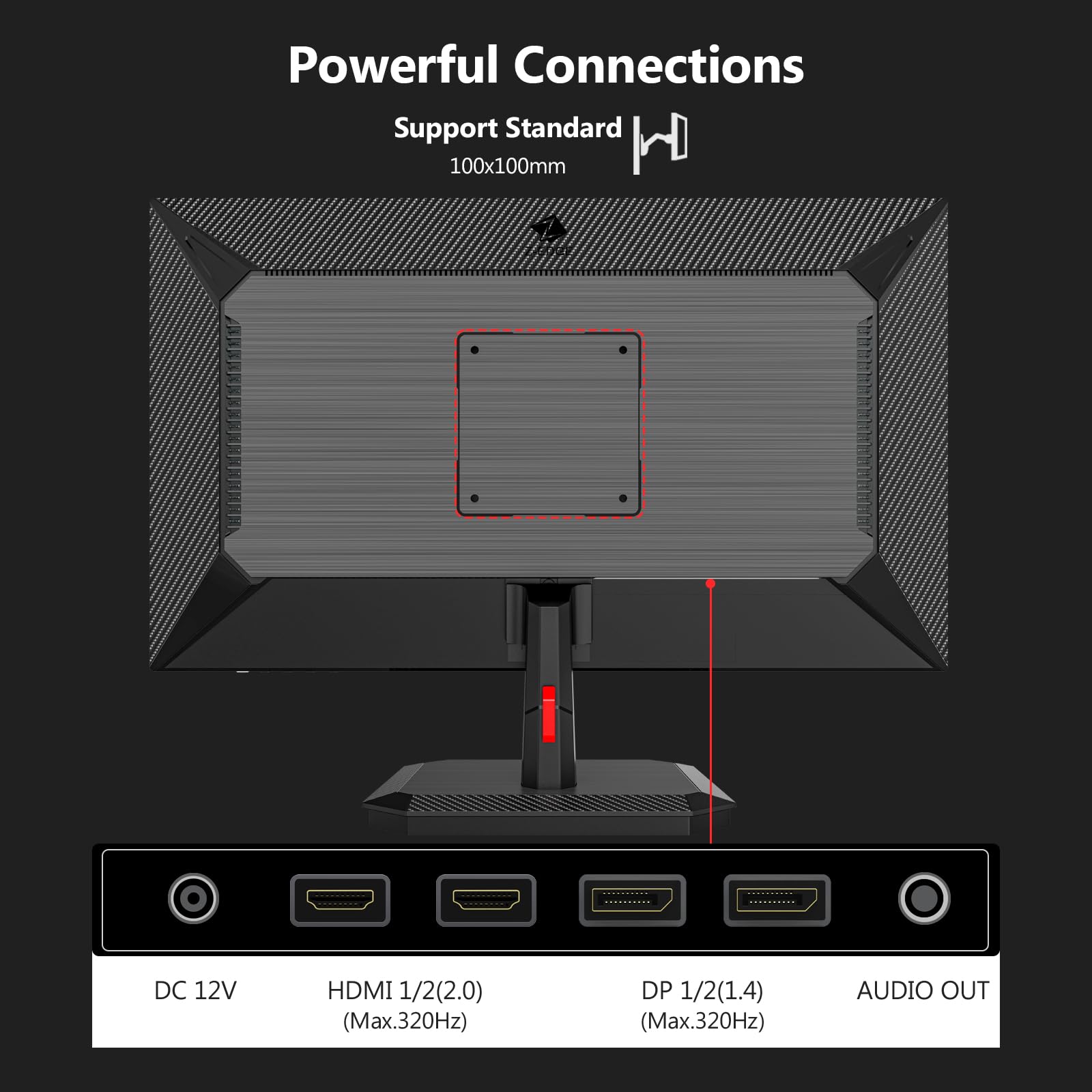 Z-Edge Monitor de Juego 27 Pulgadas 320 Hz 300 Hz, Monitor IPS rápido 2K QHD 1440p, frecuencia de actualización MPRT G27IS 1 ms, sRGB 99%, Equilibrio de Sombras, Pip/PBP, HDMI 2.1 x 2, DP 1.4 x 2