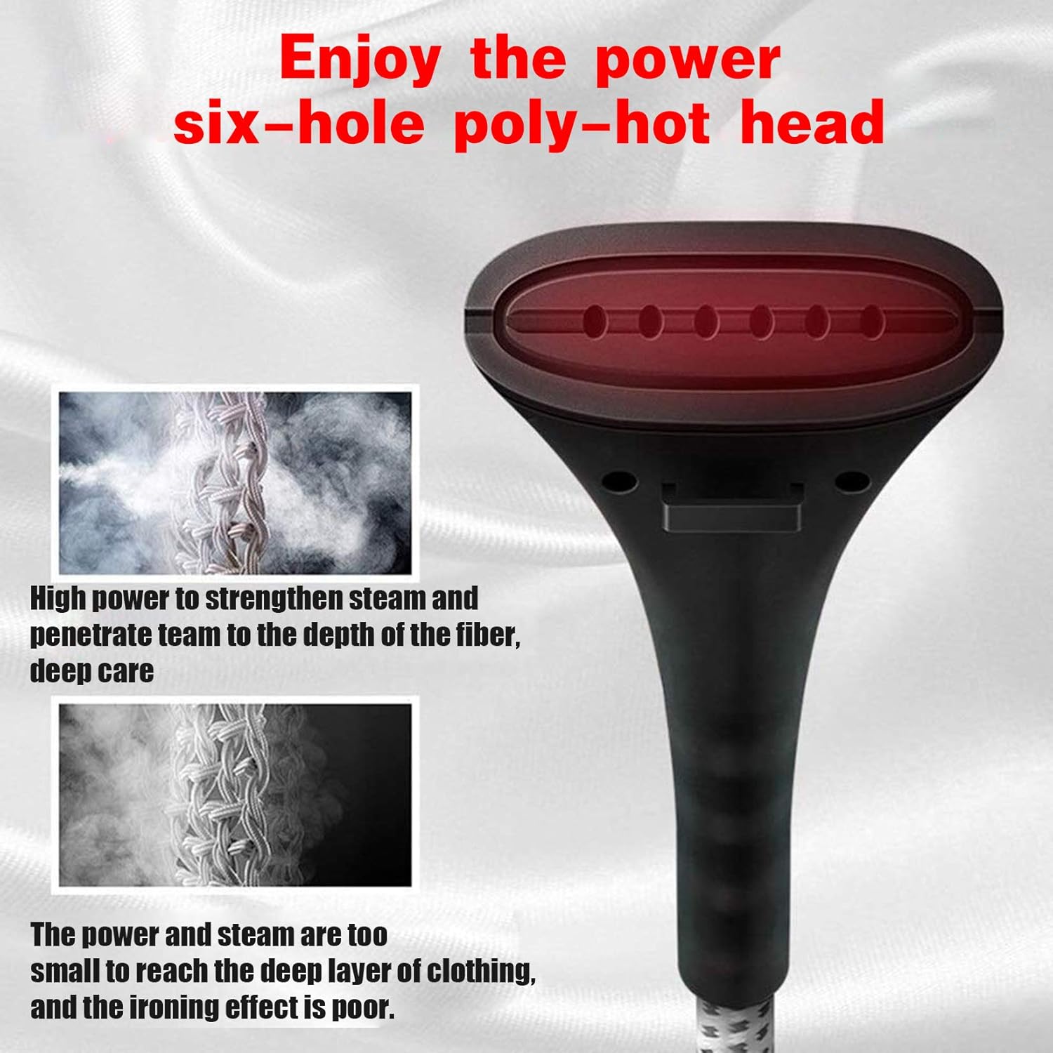 Clothes 1850W Vertical Garment Steamer Heavy Duty Clothes Steamer for Commercial,Handheld Clothes Steam Iron 35S Quick Wrinkle Removal with 2.3L Water Tank
