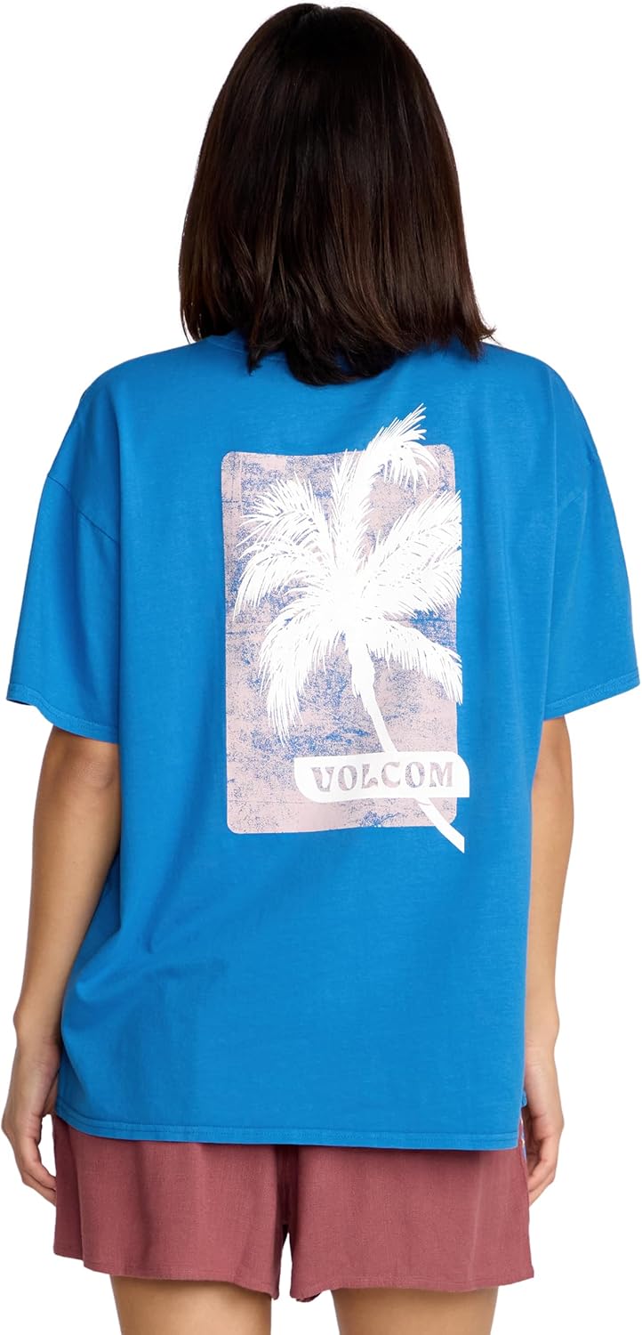 Volcom Women's Stones Throw Short Sleeve Boyfriend Tee – Organic Cotton Jersey T-Shirt - Image 4