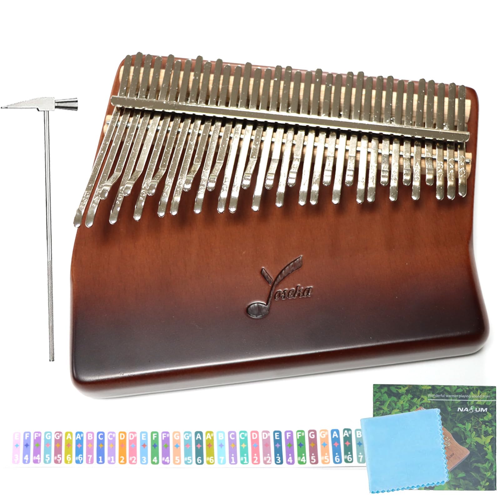 ほぼ未使用 カリンバ 34鍵 親指ピアノ フィンガーピアノ 初心者向け