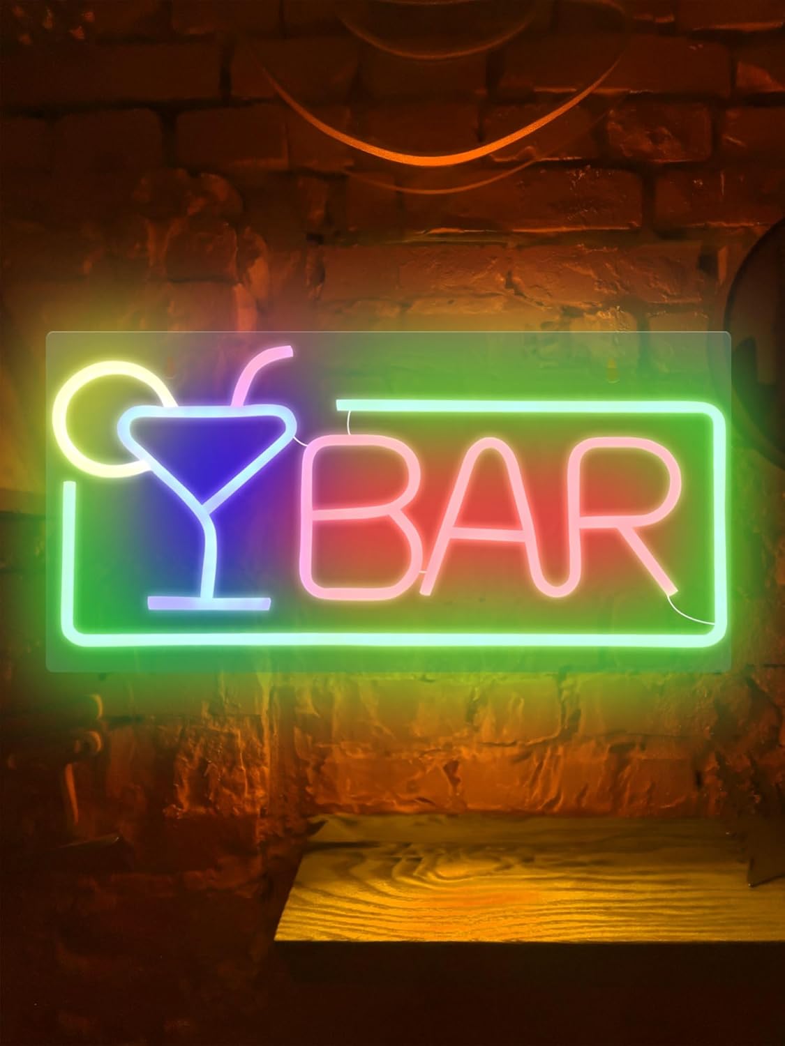Neon Bar Signs Bar Neon Sign 16.5 x 8.7 in Led Neon