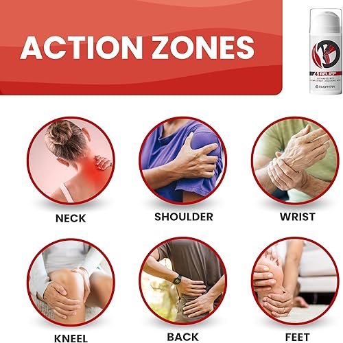 Miniatura 4 de EUSPHERA - 4RELIEF - Crema de cáñamo muscular y articular con ácido hialurónico, alcanfor - Gel de absorción rápida 100% natural con cáñamo