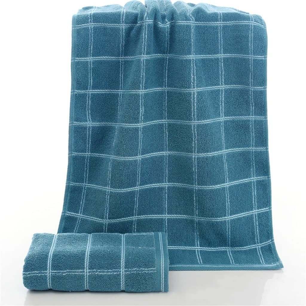 40x90cm Plaid Cotton Men and Women Washcloth Bathroom Towel Bathrobe Beach Sun Bath Sauna Large Yoga Gym Sports
