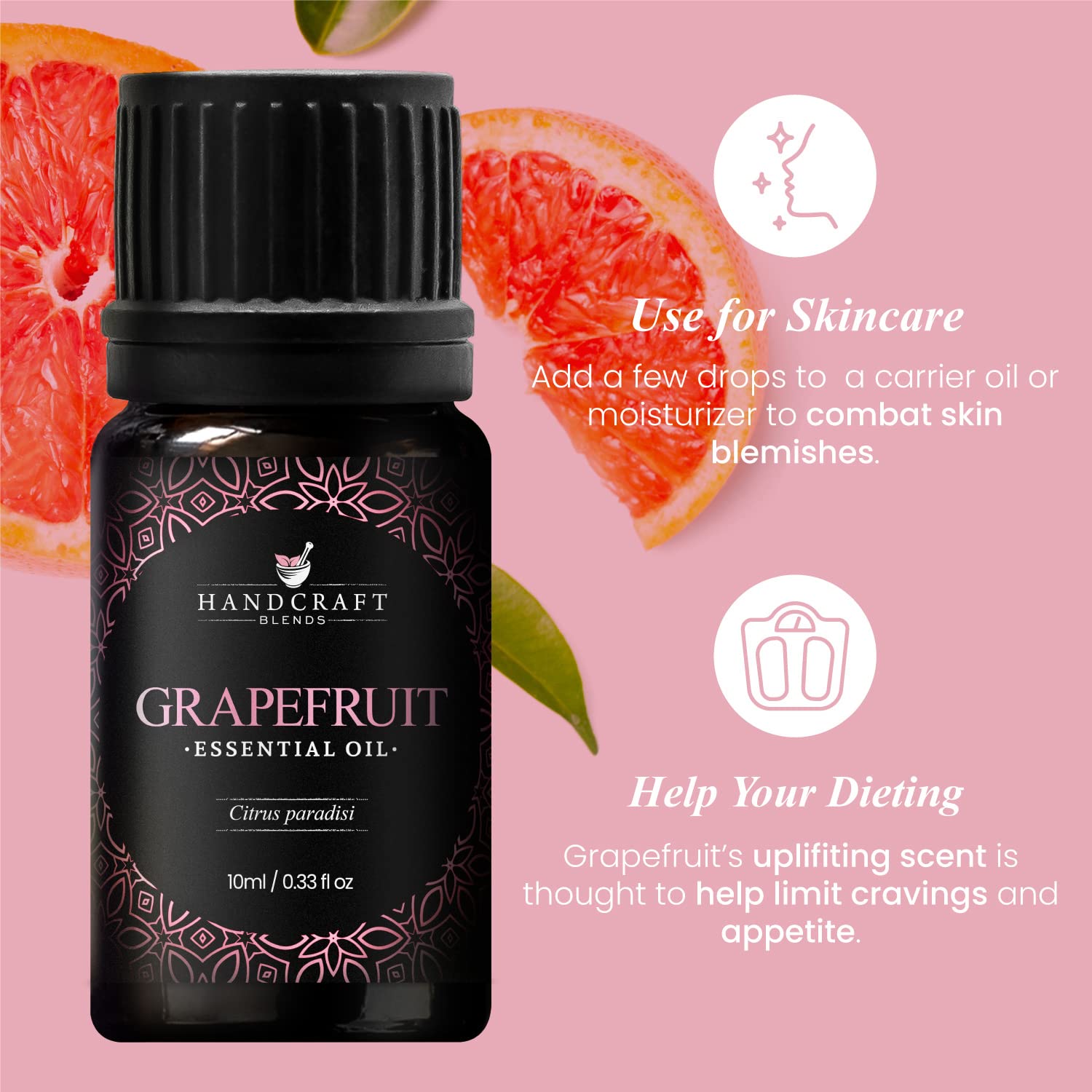Snapklik.com : Grapefruit Pink Essential Oil - 0.33 Fl Oz - 100% Pure ...