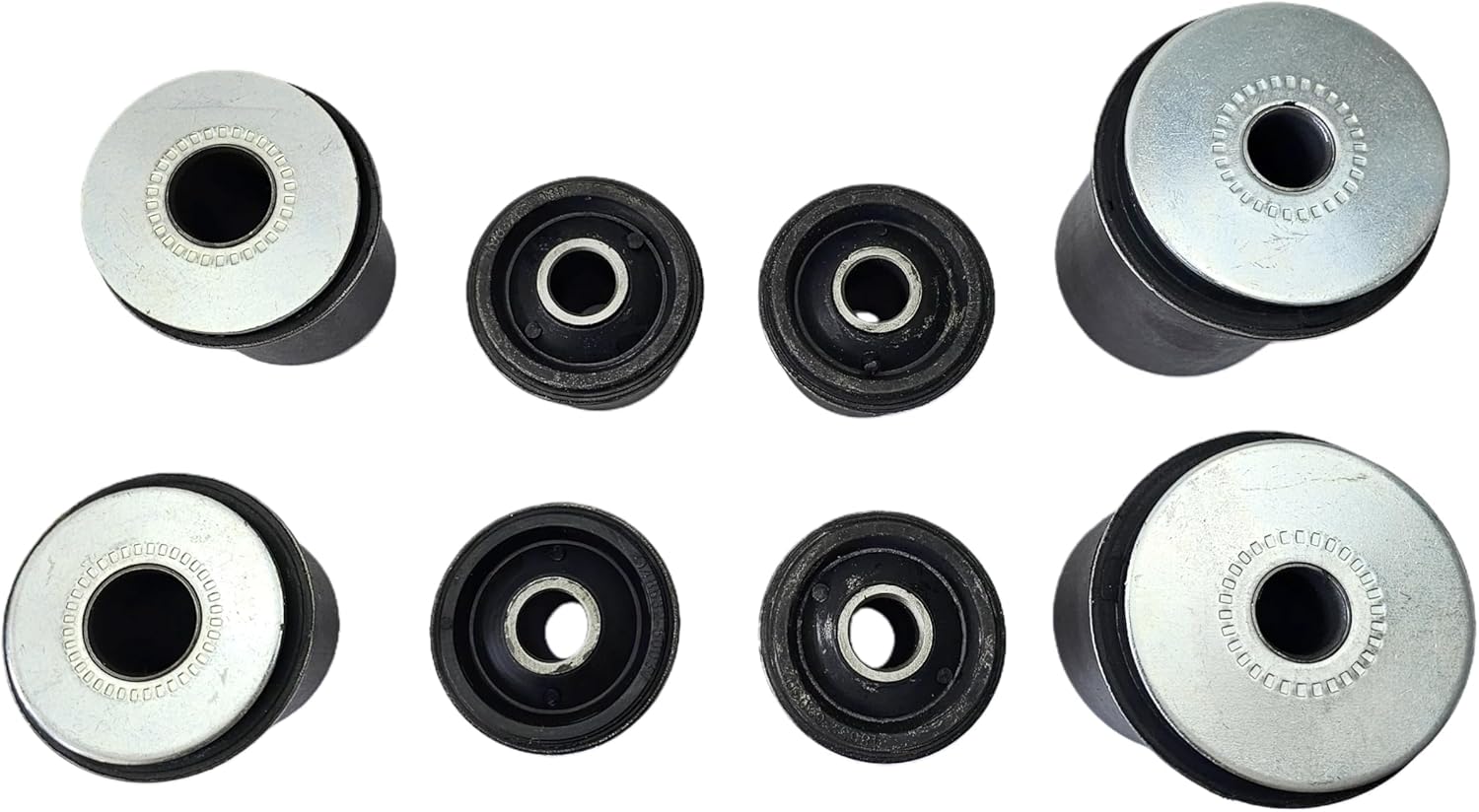 Front Upper & Lower Control Arm Bushing Kit Compatible with 2007-2019 Toyota Tundra Replaces 48610-60060 48630-60030 48069-60030 48068-60030