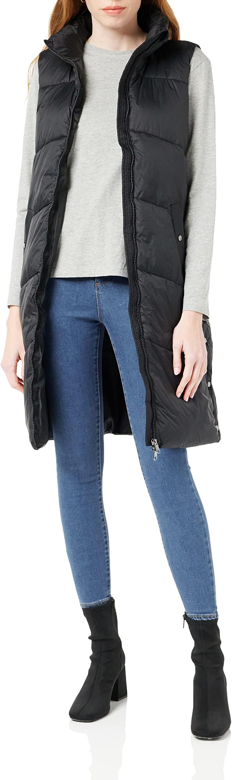 Vero ModaWomen's Vmuppsala Aw21 3-4 Waistcoat Noos Vest