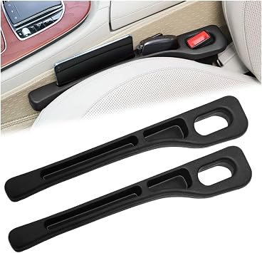 2PCS Vehicle Mounted Gap Leak Proof Filling Strip, Car Seat Gap Filler Organiser Universal Car Seat Gap Plug Storage Car Accessories Leak-Proof Filling Strip For Car SUV TruckBlack