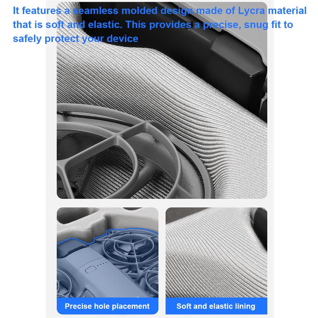 Generico Custodia per DJI Neo2 Fly More Combo Accessori,EVA Bagagli Borsa da viaggio per DJI Neo2, compatibile con Neo 2 Drone,RC-N3 Controller,quattro-Batteria,Hub di ricarica