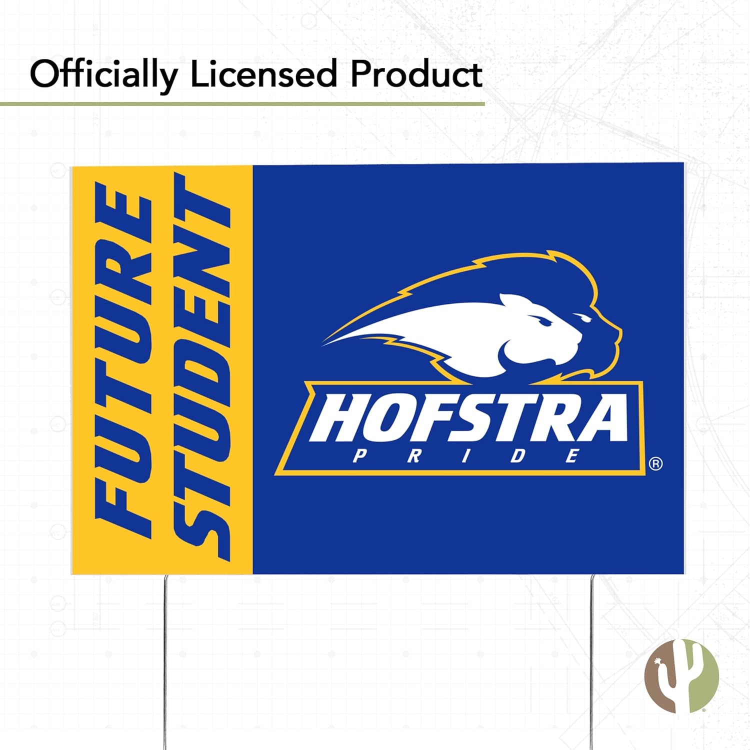 Desert Cactus Hofstra University Pride 12x18" Graduate Graduation Celebration Yard Sign Graduates Outdoor Lawn Display with Stakes (Grad Sign 4)