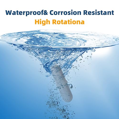 Miniatura 7 de 5 barras agitadoras magnéticas B PTFE de 1.181 in (1.18 pulgadas), color blanco, barra de laboratorio, barra de placa de agitación, barras de