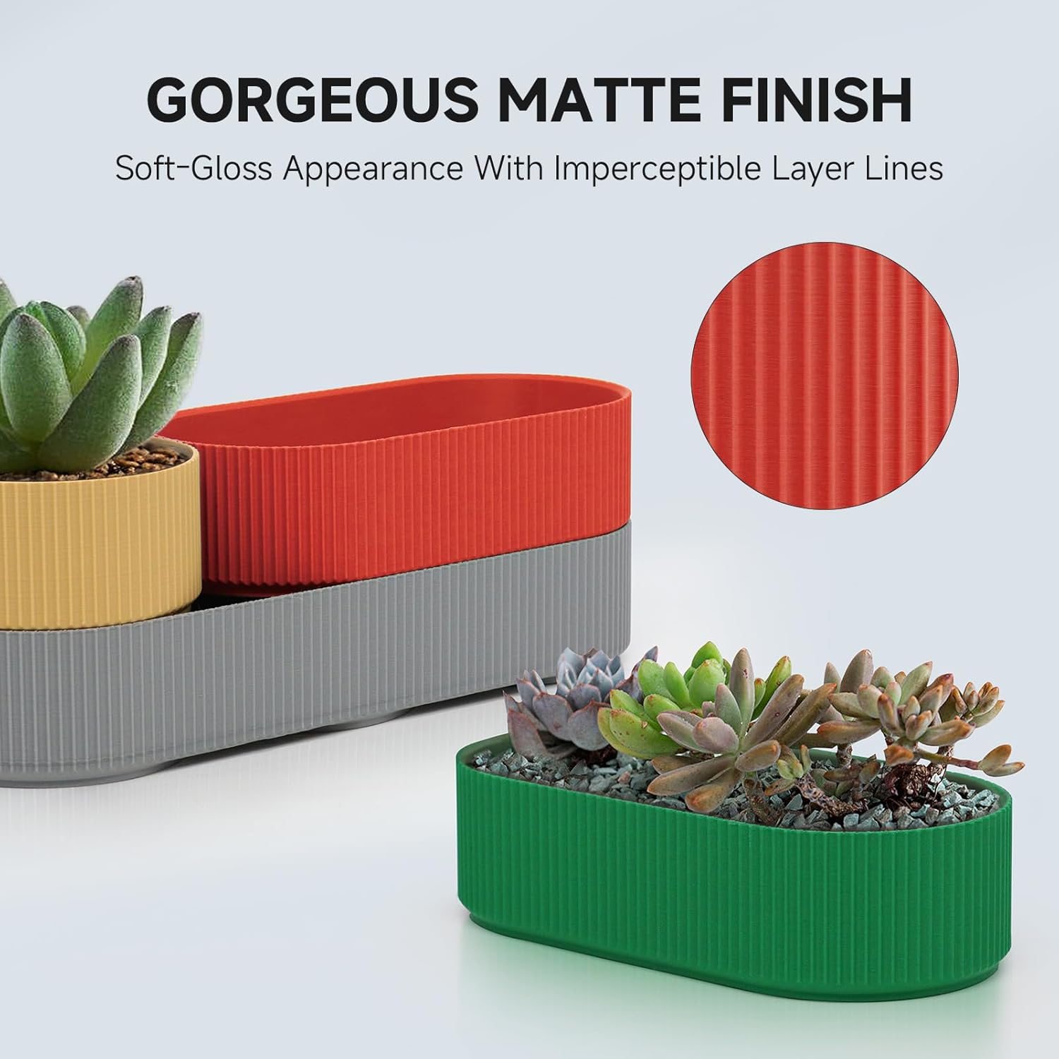 YOUSU Matte PLA Filament 1.75mm Black, Matte 3D Printing PLA Filament 1KG, Dimensional Accuracy +/- 0.02mm, PLA Matte 3D Printer Filament 1.75mm for All 3D Printers(2.2lbs)