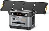 Amazon product image of UDPOWER S2400 Portable Power Station(Solar Panel Option), 2083Wh LiFePO4, 2400W (Surge 3000W) UPS, 6 AC Outlets, Solar Generator for RVs Camping Emergency, Home Backup (Bundle(S2400+210W panel))
