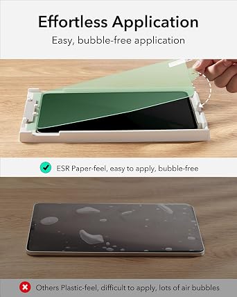 ESR Paper-Feel Screen Protector for iPad Air 5/iPad Air 4 (2022/2020, 10.9 inch), and iPad Pro 11 (2021/2020/2018), Write and Draw Like on Paper, Face ID and Pencil Compatible, Matte Polymer, 2 Pack