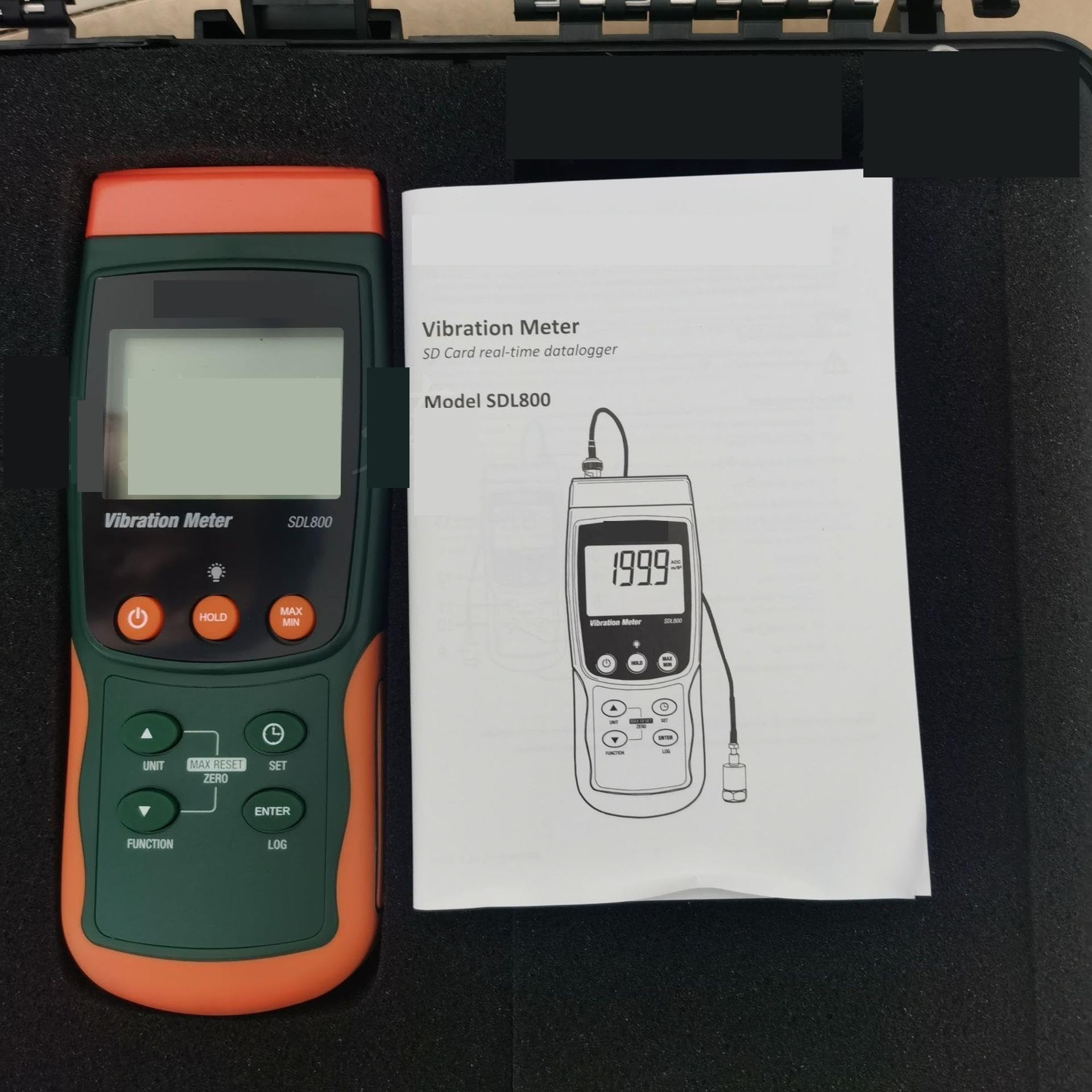 Vibration Meter, Vibrations And Data Logging Sdl800