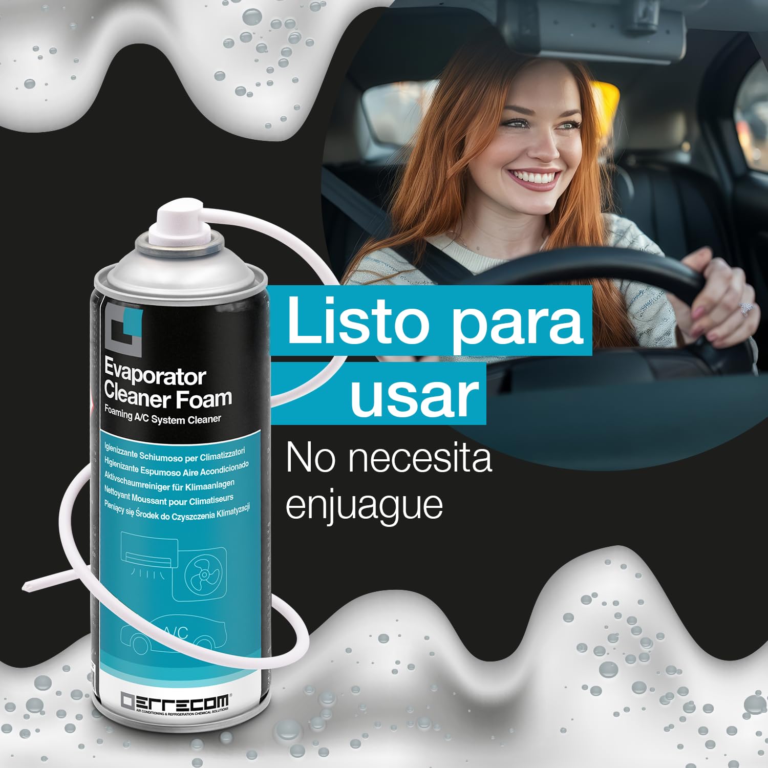 Errecom Evaporator Cleaner Foam, Limpiador Espumoso para Aire Acondicionado, 400mL - 5