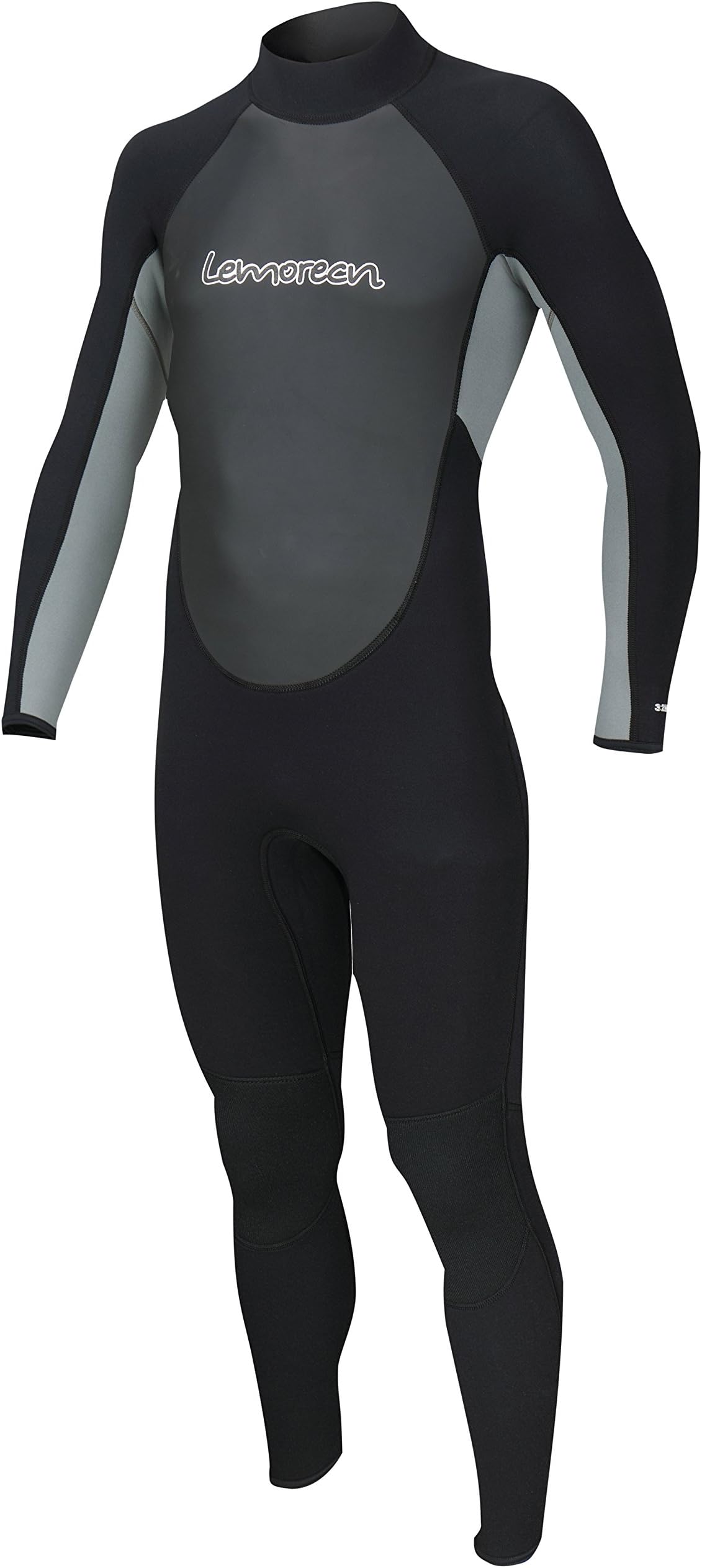 Lemorecn (16 Sizes) Mens Wetsuits Jumpsuit Neoprene 3/2mm and 5/4mm Full Body Diving Suit for Men and Women