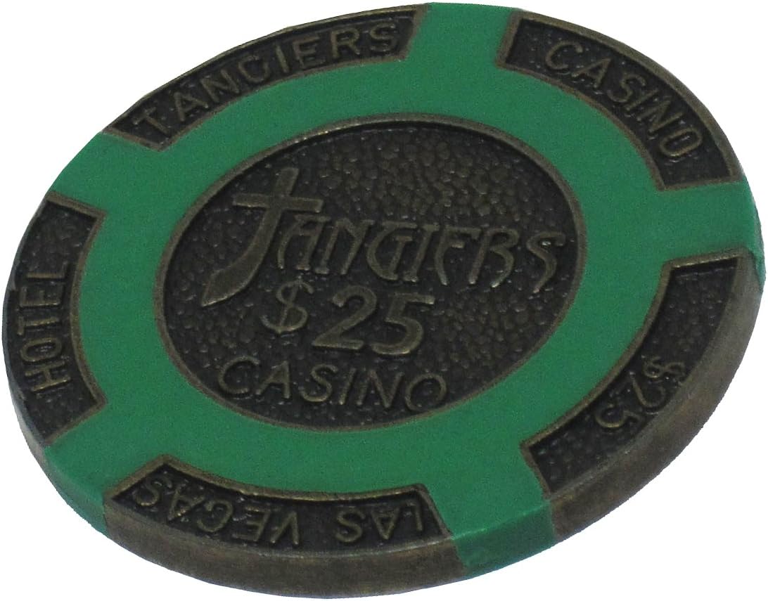 Poker Chips - (25) $25 Tangiers 16 Gram Brass Insert
