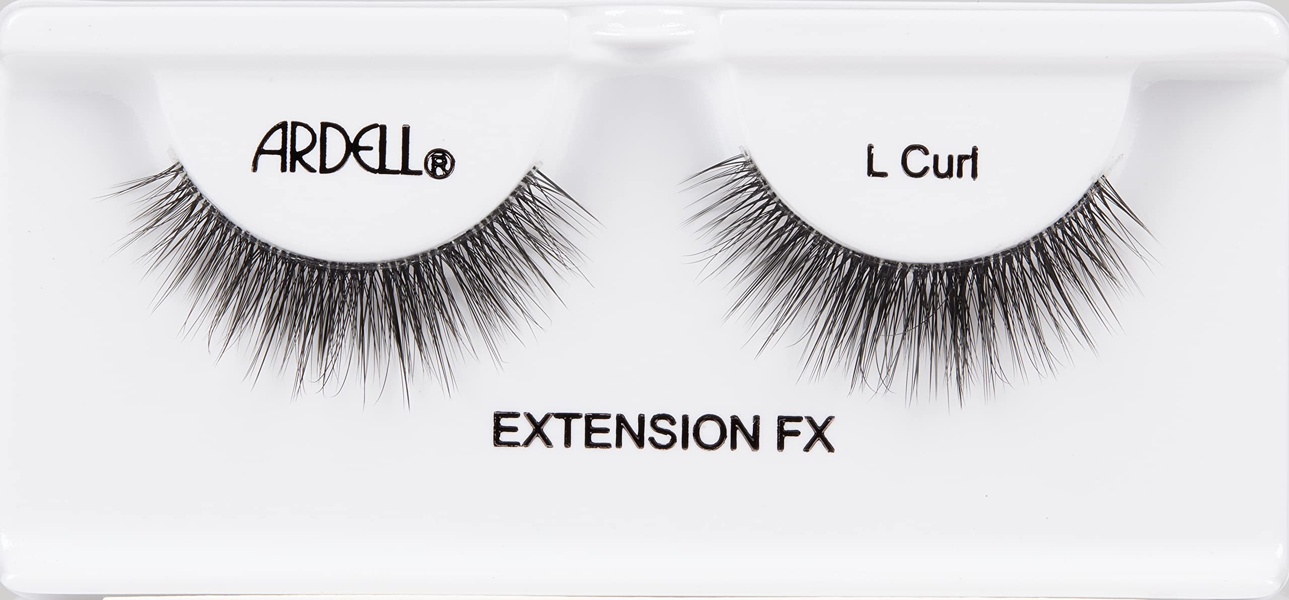 Ardell False Eyelashes Extension FX L Curl Black Short Doll Shape Define Eyes Silky-Soft Knot-Free Invisiband Comfortable Wear Vegan-Friendly - Image 3