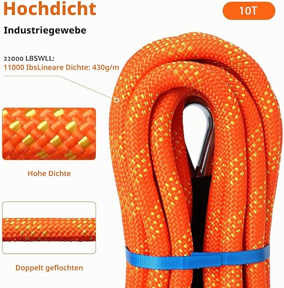 Longzhuo Kinetic Rope Recovery Kit 22000 lbs (20 ft)