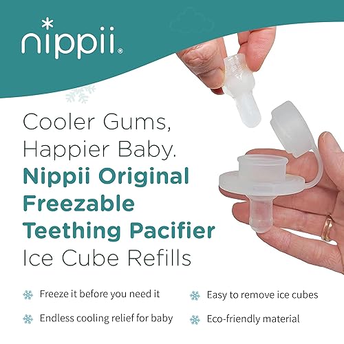 Miniatura 3 de Bandeja de cubitos de hielo para chupete de dentición congelable para chupete original Nippii