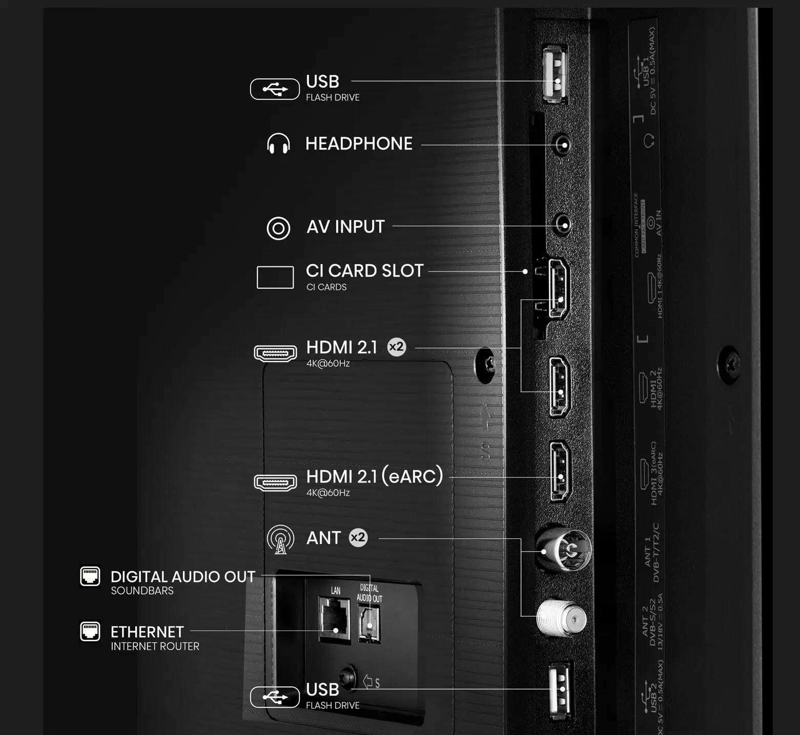 Hisense Smart TV 55 Pouces 55E7NQ QLED 4K UHD Téléviseur, Dolby Vision Atmos, Mode Sport IA MEMC, HDR, VIDAA avec Youtube, Netflix, Disney+, Canal +, Commande vocale Alexa