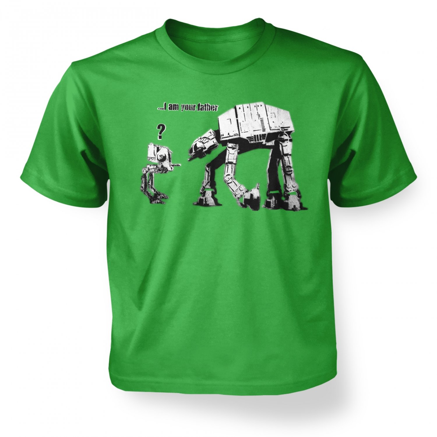 Banksy By Big Mouth Irish Green Banksy I Am Your Father At-At Kids' T-Shirt - Xl (12-14)