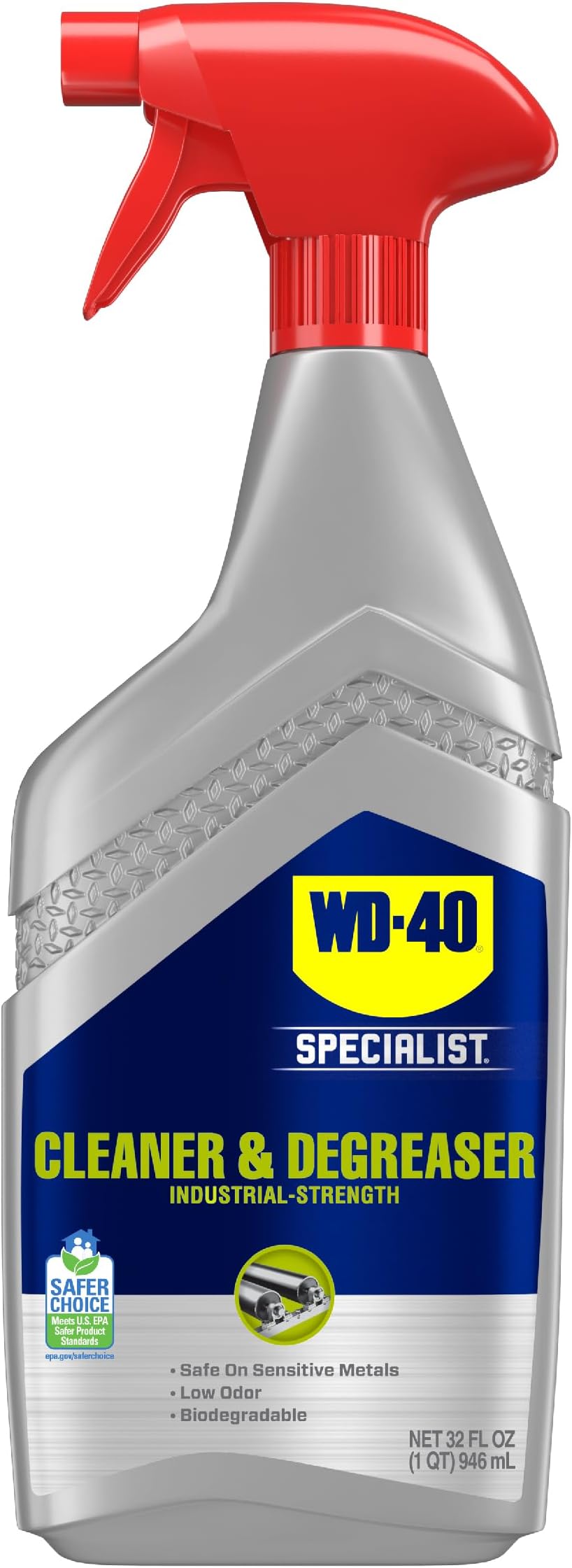 WD-40 Specialist Cleaner & Degreaser, Multi-Surface Cleaning Solution, Great for cleaning grills and grill parts, 32 OZ [Non-Aerosol Trigger] | Multi-Surface Cleaning Solution, Great for Cleaning Grills and Grill parts