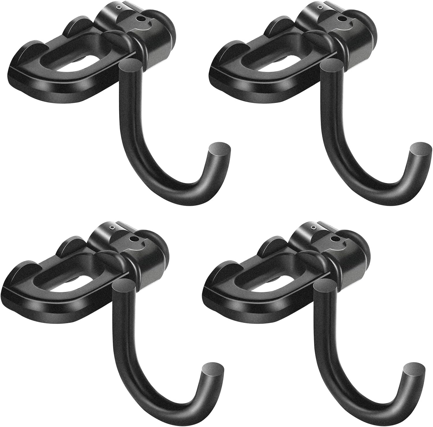 4pcs L-Track Hook Double Stud Tie Down Fitting | L Track Accessories for Enclosed Trailer for Rail Truck Bed