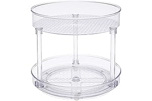 Amazon Basics Lazy Susan Organizer for Bathroom