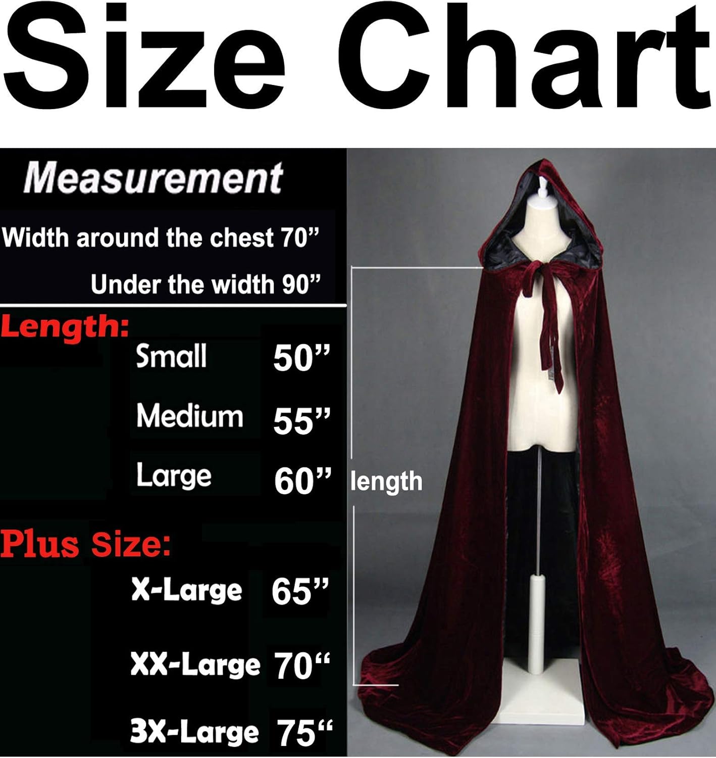 ベルベットルネッサンス 中世マントケープ サテン裏地付き