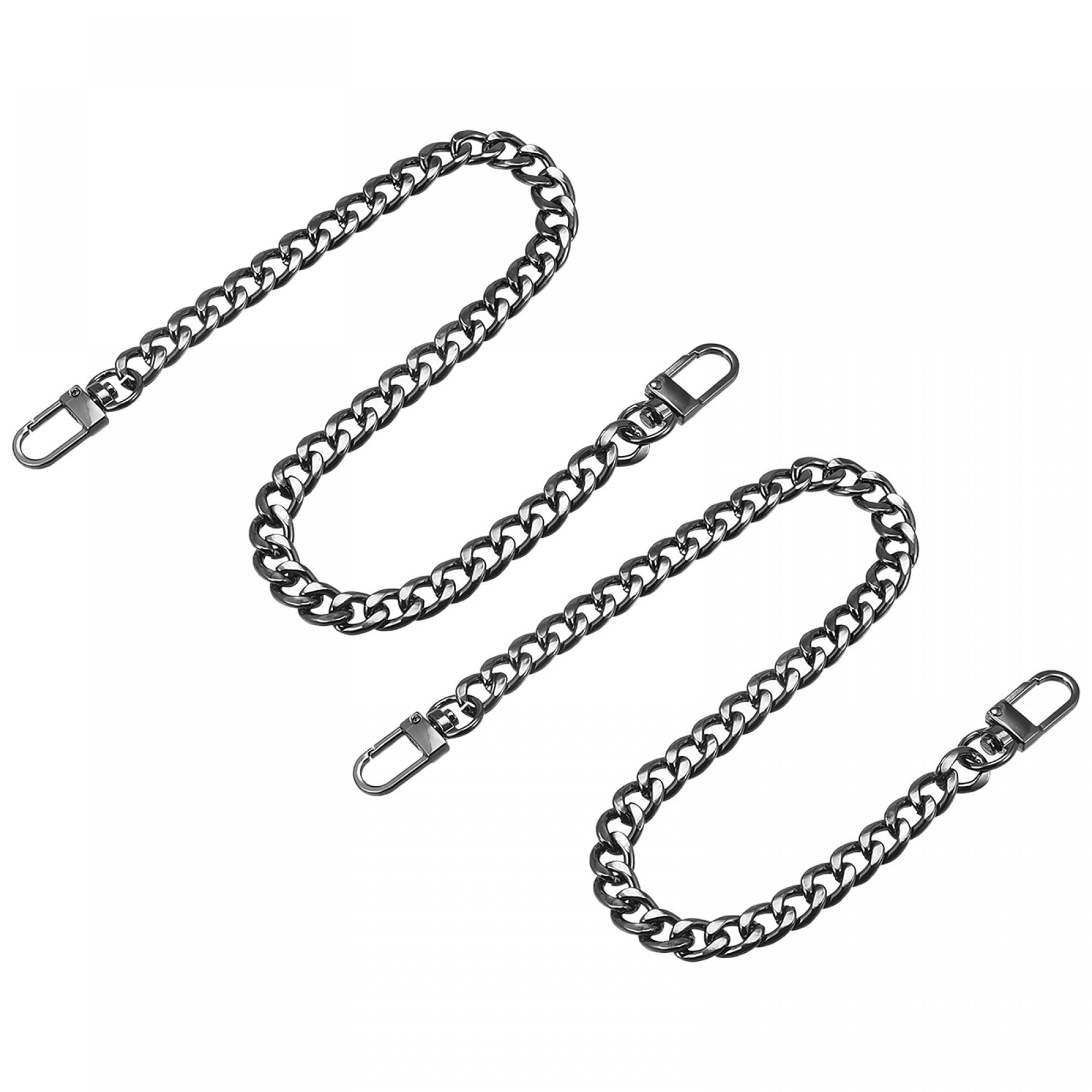 Cadenas de hierro planas de 16 pulgadas: acabados metálicos de alta gama para bolsos y DIY