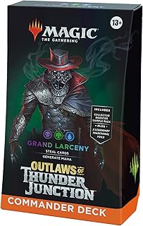 Magic: The Gathering Outlaws of Thunder Junction Commander Deck - Grand Larceny (100-Card Deck, 2-Card Collector Booster S...