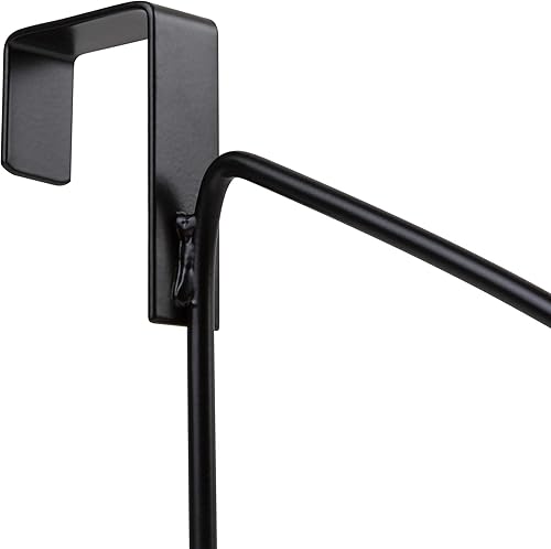 Miniatura 5 de HOLDN' STORAGE Percha para colgar sobre la puerta, colgador de puerta para ropa, colgador de baño para colgar ropa y toallas, estante de secado