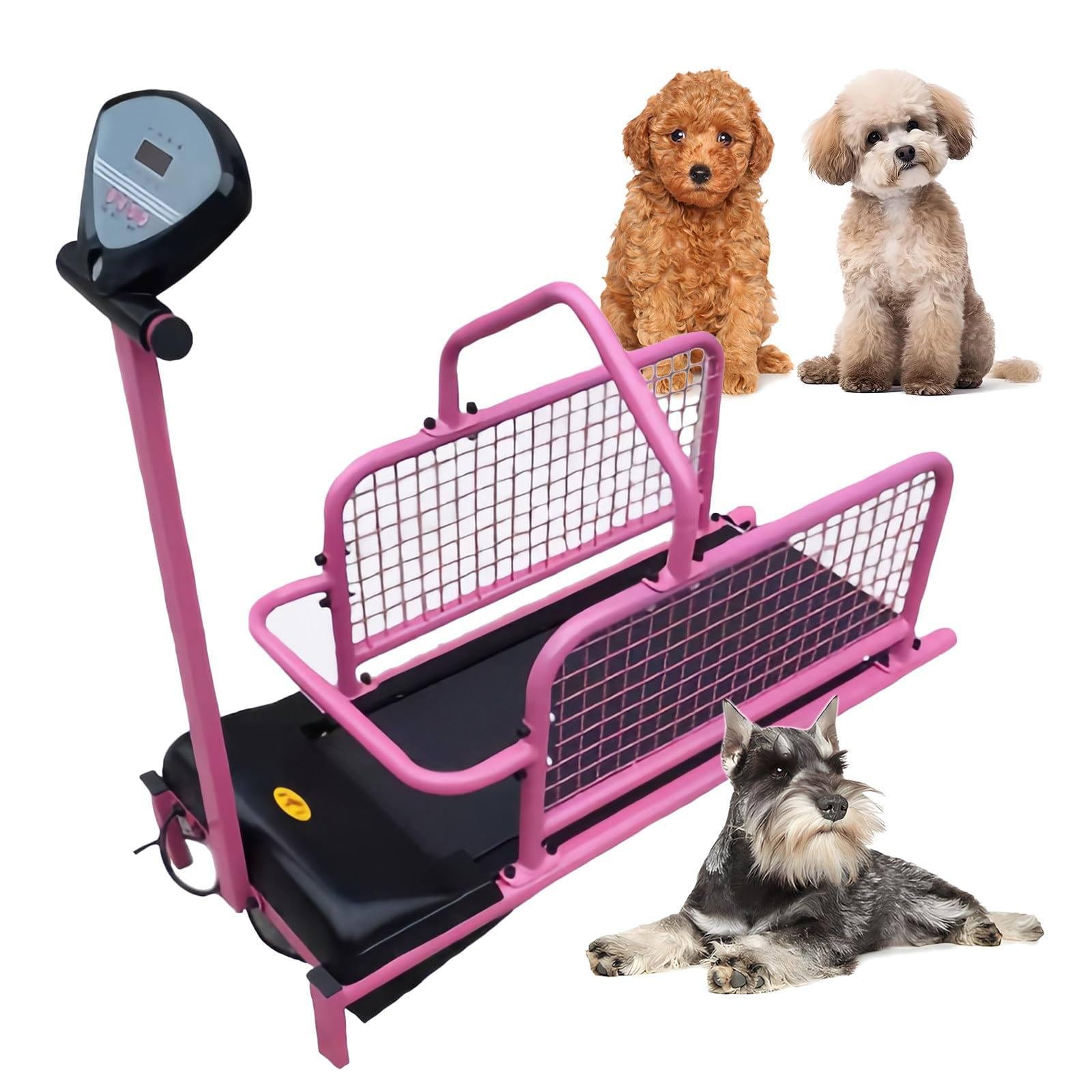 Dog Treadmill, Doggy Treadmill, Adjustable Speed Pet Running Machine for Small & Medium Dogs Exercise, Indoor Treadmill Pet Exercise and Weight Loss, Supports Up to 176 lbs / 80kg,B