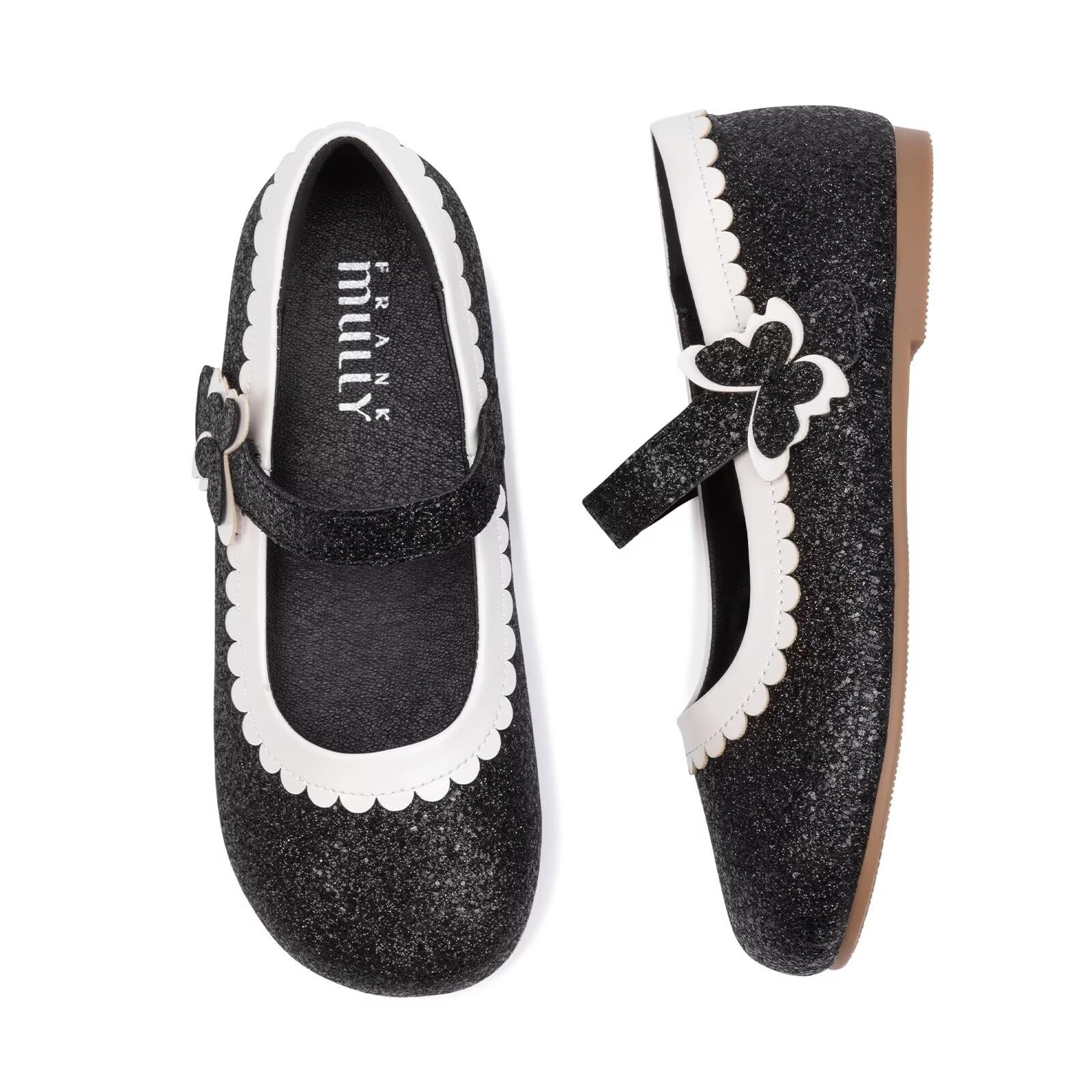 Frank Mully Mary Jane - Zapatos planos elegantes para niñas, para bodas, uniformes y fiestas para niños pequeños
