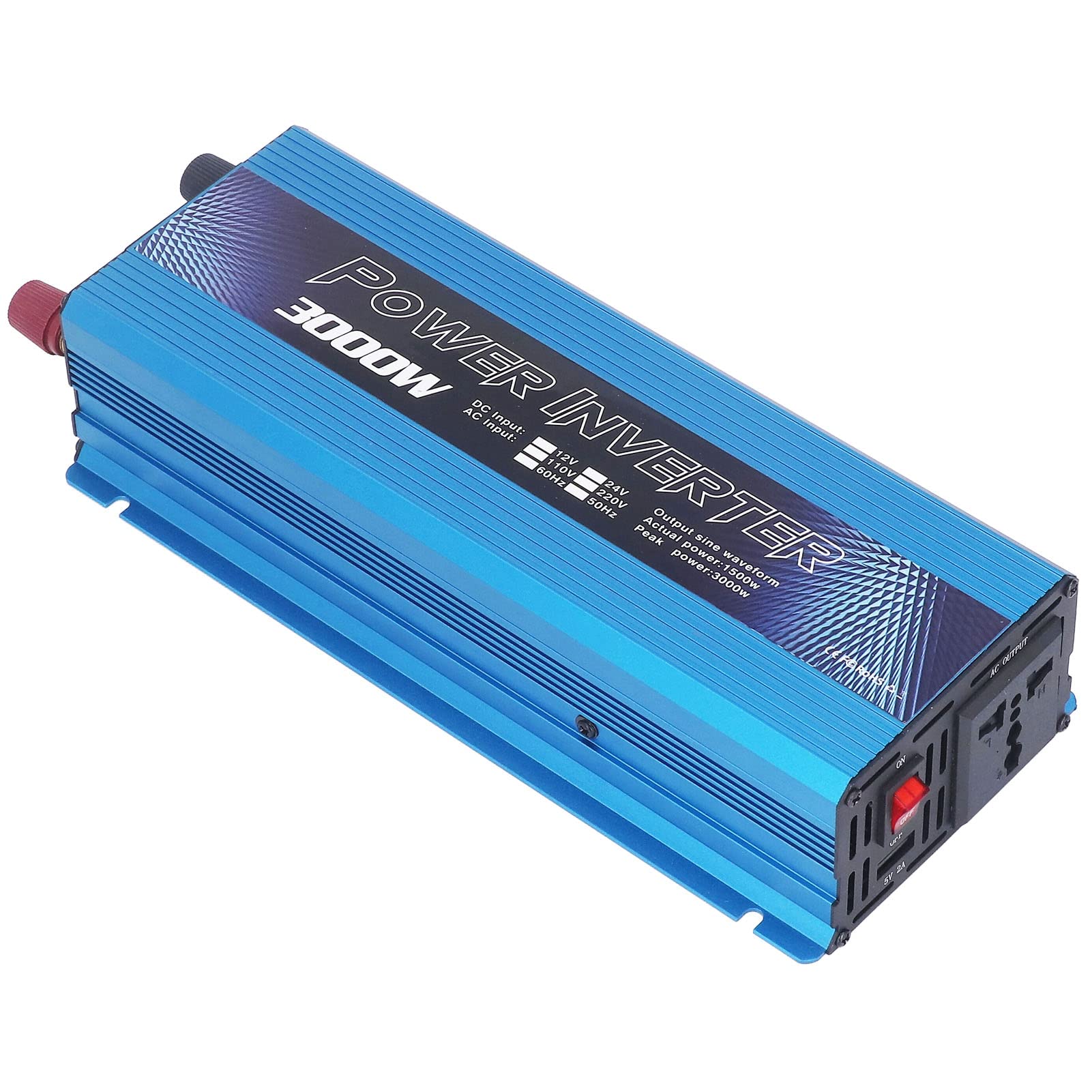 Dpofirs 500 Watt Inverter, Car Power Inverter Sine Converter with USB Port Cooling Fan 500W DC 12V to AC for Charging Laptops, Fans, Game Consoles (220V)